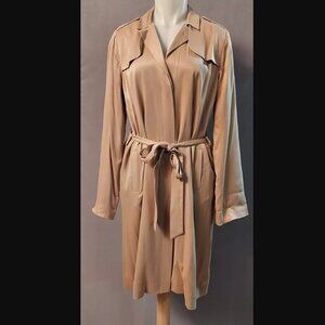 L'AGENCE Tan Trench Coat – Size S– Luxurious & Stylish